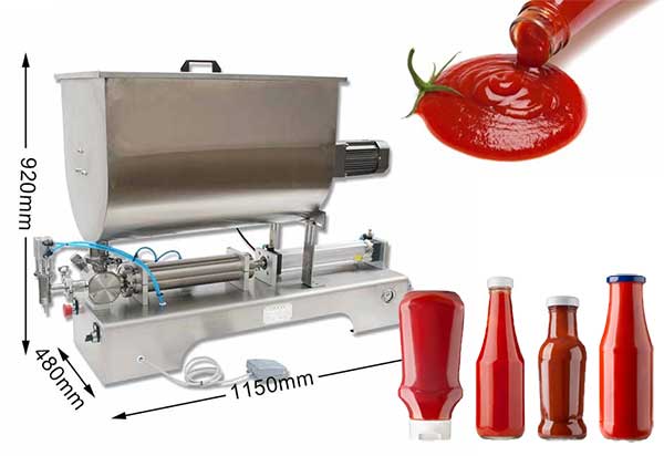 U type filling machine
