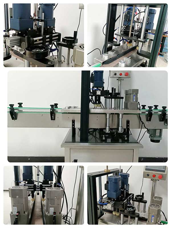 automatic capping machien glass