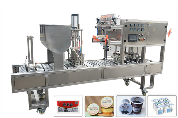 automatic cup filling and sealing machine