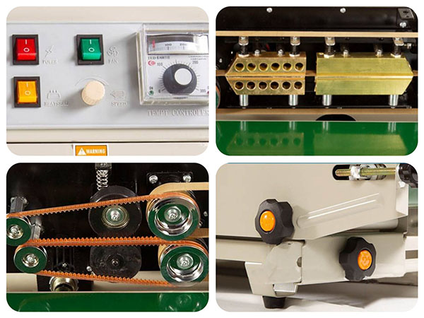 automatic plastic bag heat sealing machine details