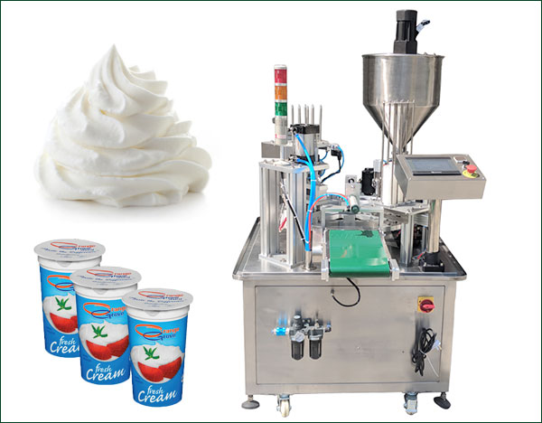 cream cup sealing packing machine