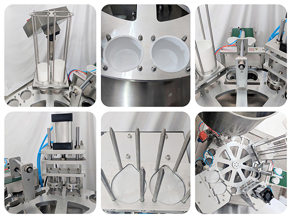 cup filling and sealing machine details
