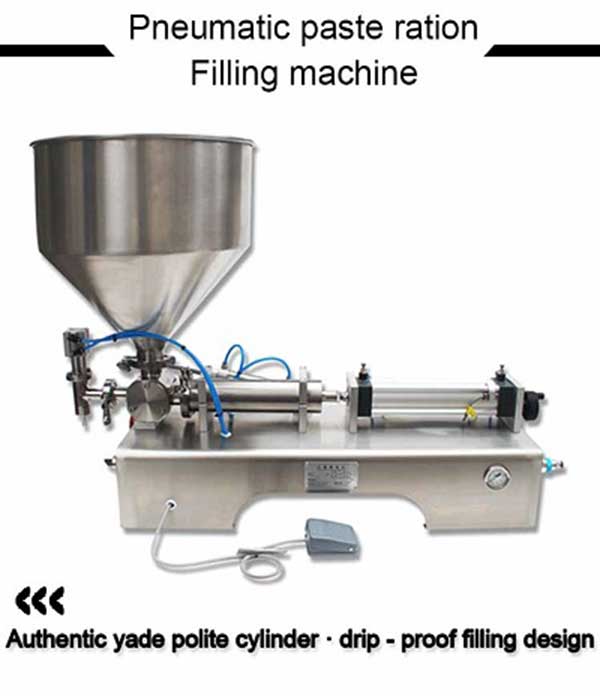 horizontal pneumatic liquid filling machine