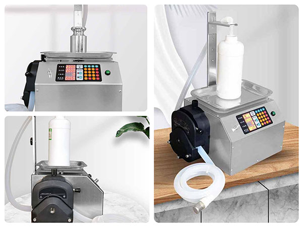small scale weight liquid filling machine