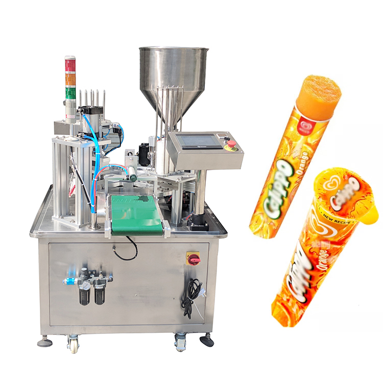 Calippo Ice Cream Tube Filling And Sealing Machine 1800 cups/h